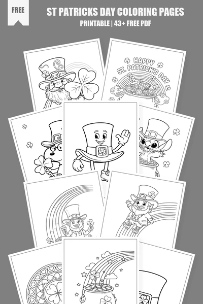 Coloring Pages PDF Pack Cover
