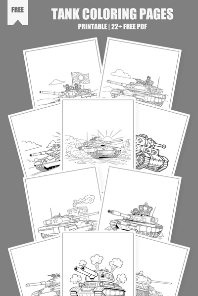 Coloring Pages PDF Pack Cover