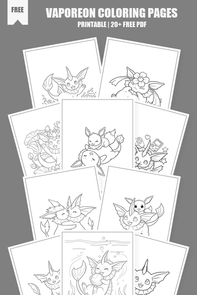 Coloring Pages PDF Pack Cover