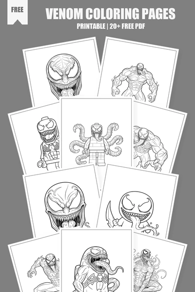 Coloring Pages PDF Pack Cover