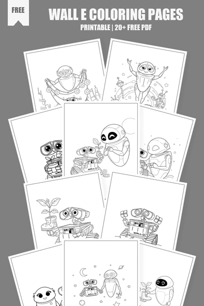 Coloring Pages PDF Pack Cover