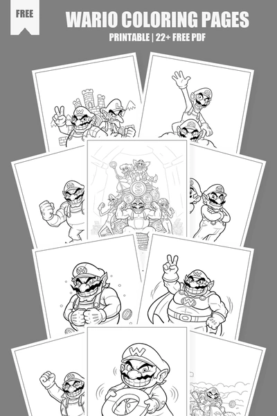 Coloring Pages PDF Pack Cover