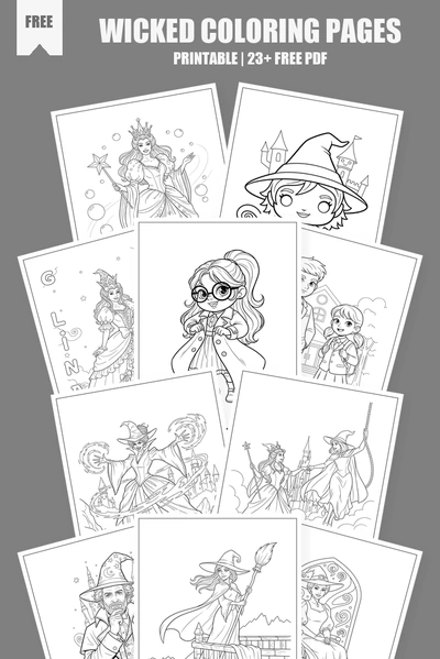 Coloring Pages PDF Pack Cover