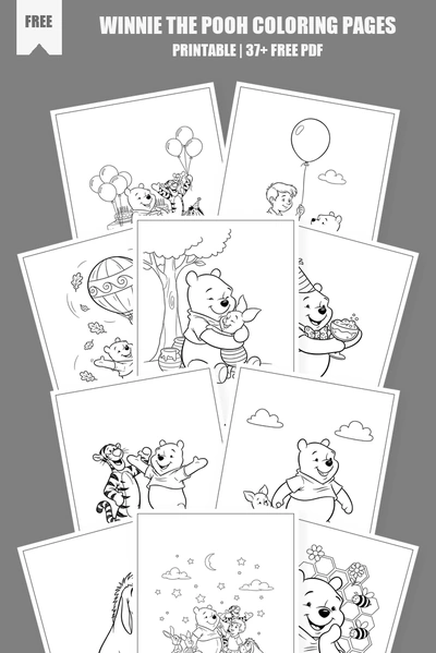 Coloring Pages PDF Pack Cover