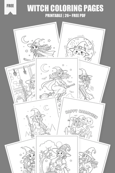Coloring Pages PDF Pack Cover