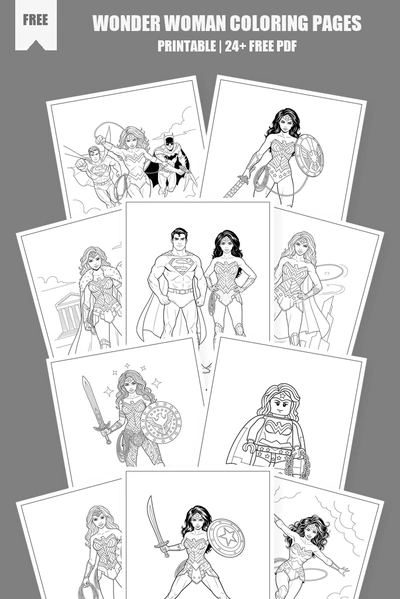 Coloring Pages PDF Pack Cover