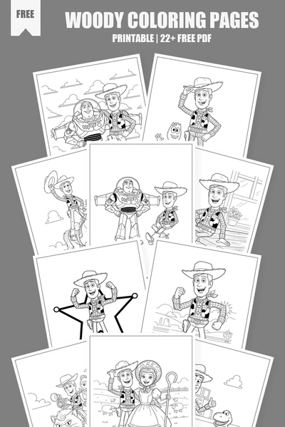 Coloring Pages PDF Pack Cover