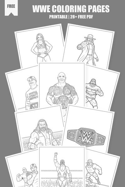 Coloring Pages PDF Pack Cover