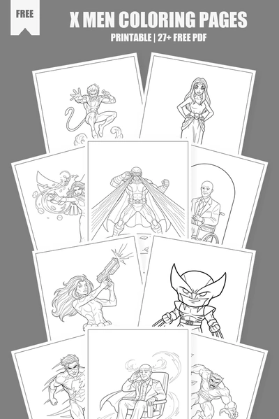 Coloring Pages PDF Pack Cover