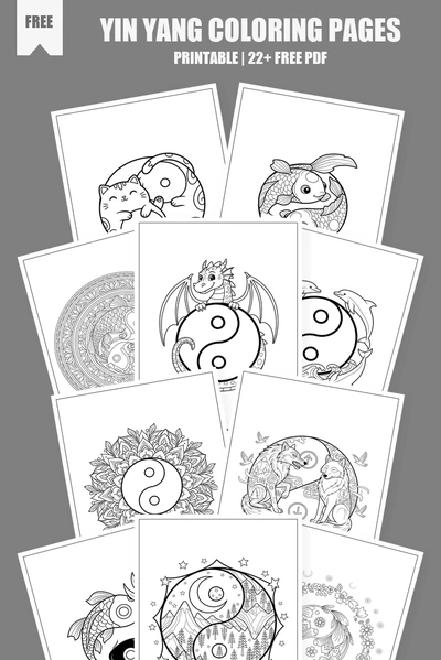 Coloring Pages PDF Pack Cover