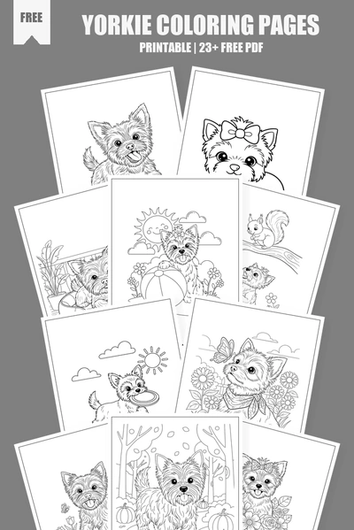 Coloring Pages PDF Pack Cover