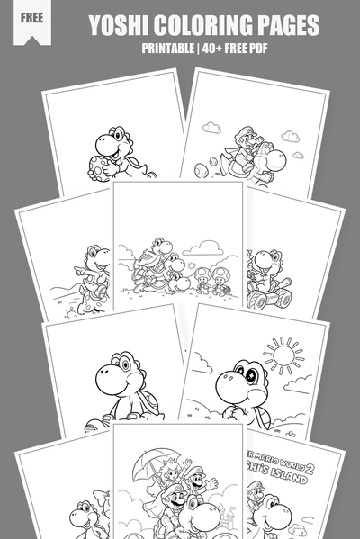 Coloring Pages PDF Pack Cover