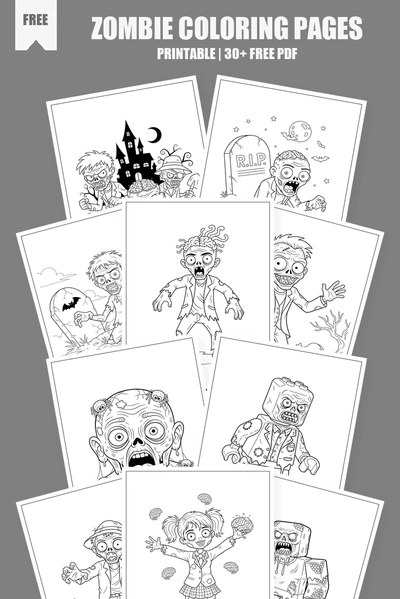Coloring Pages PDF Pack Cover