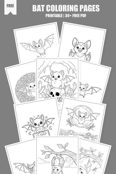 Coloring Pages PDF Pack Cover