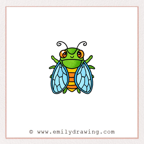 Preview of Cicada drawing