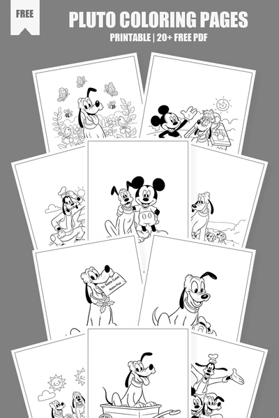 Coloring Pages PDF Pack Cover