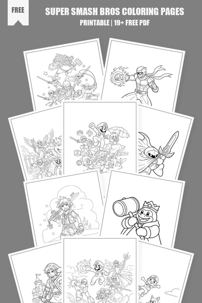 Coloring Pages PDF Pack Cover