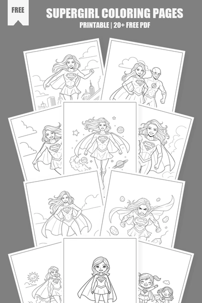 Coloring Pages PDF Pack Cover