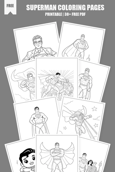 Coloring Pages PDF Pack Cover