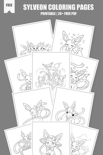 Coloring Pages PDF Pack Cover