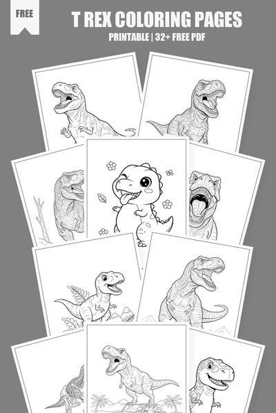 Coloring Pages PDF Pack Cover