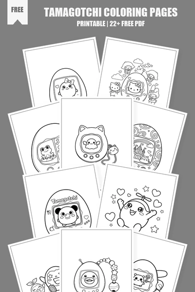 Coloring Pages PDF Pack Cover
