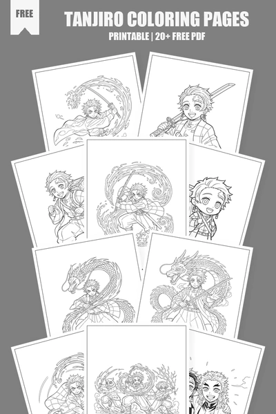 Coloring Pages PDF Pack Cover