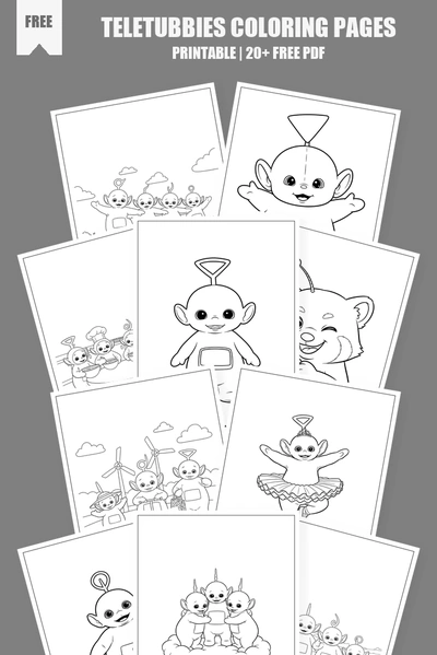 Coloring Pages PDF Pack Cover