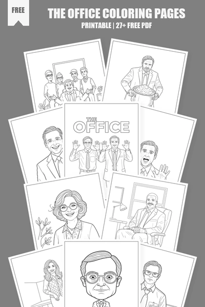 Coloring Pages PDF Pack Cover