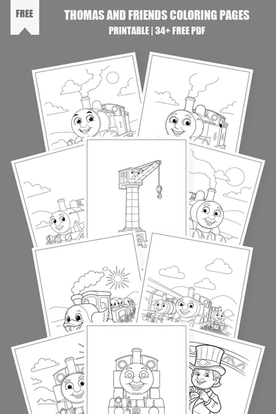 Coloring Pages PDF Pack Cover