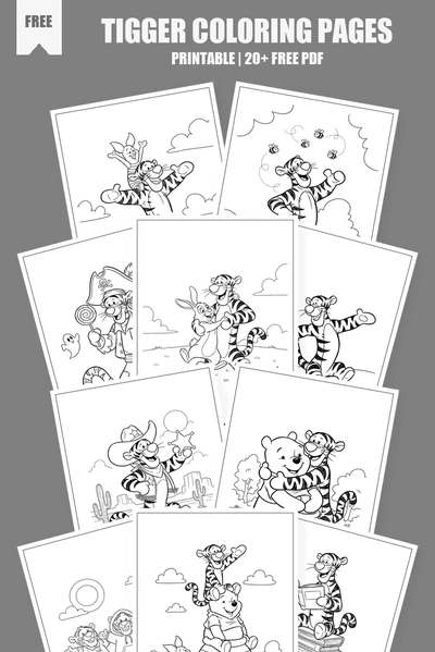Coloring Pages PDF Pack Cover
