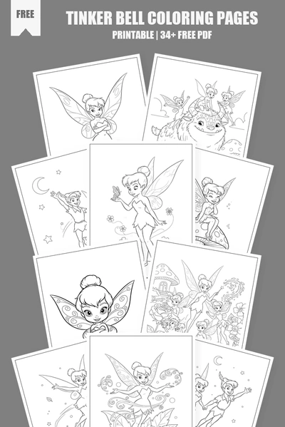 Coloring Pages PDF Pack Cover
