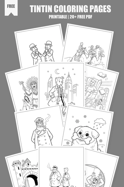 Coloring Pages PDF Pack Cover