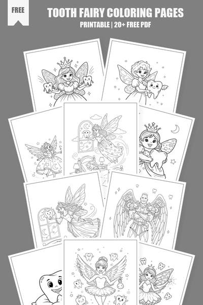 Coloring Pages PDF Pack Cover