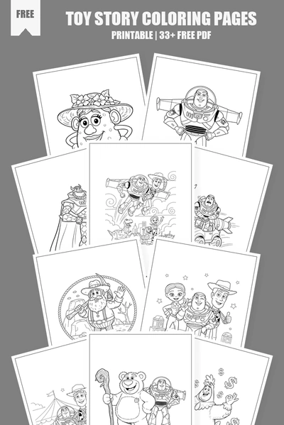 Coloring Pages PDF Pack Cover