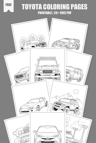 Coloring Pages PDF Pack Cover