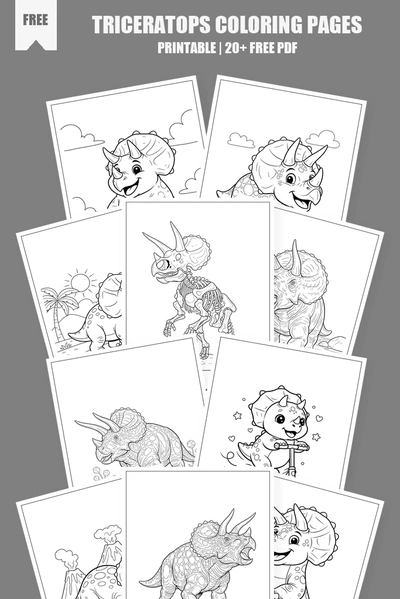 Coloring Pages PDF Pack Cover