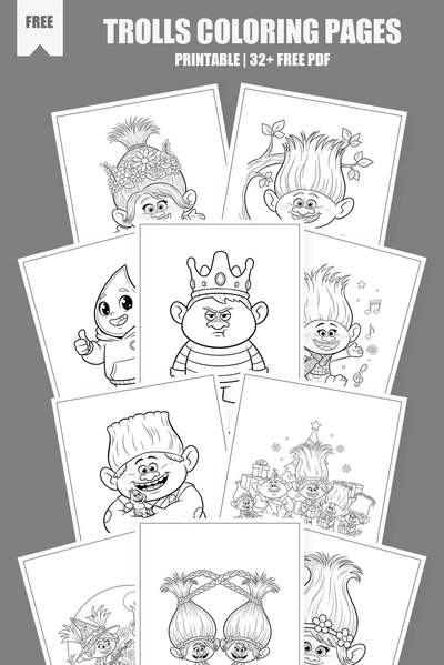 Coloring Pages PDF Pack Cover
