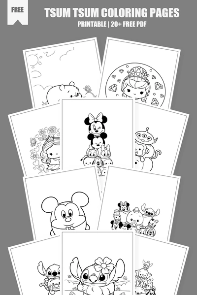 Coloring Pages PDF Pack Cover