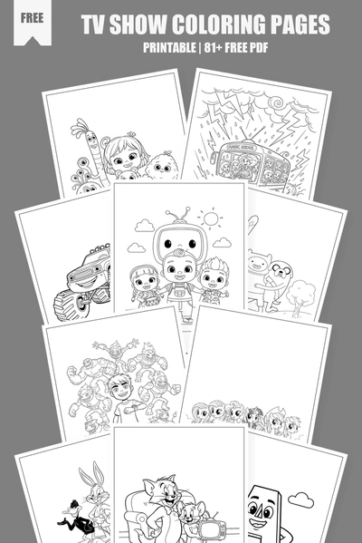 Coloring Pages PDF Pack Cover