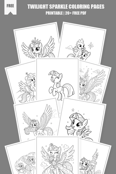 Coloring Pages PDF Pack Cover