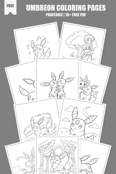 Coloring Pages PDF Pack Cover