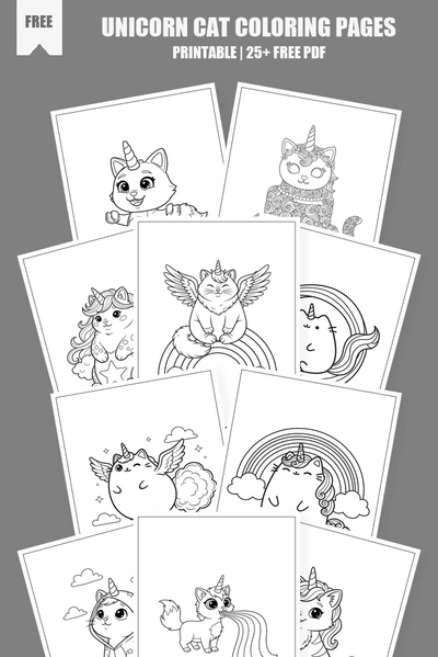 Coloring Pages PDF Pack Cover