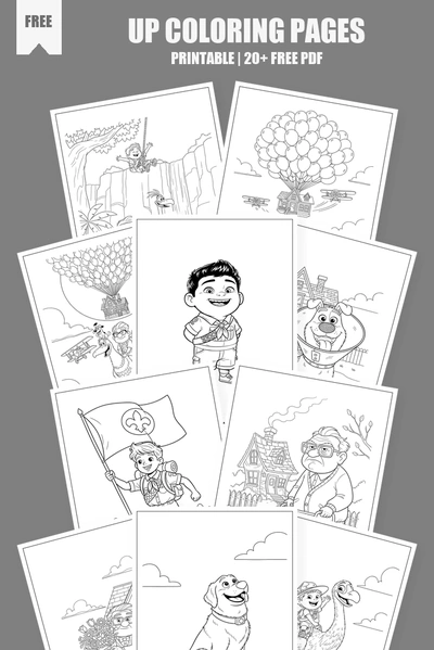Coloring Pages PDF Pack Cover