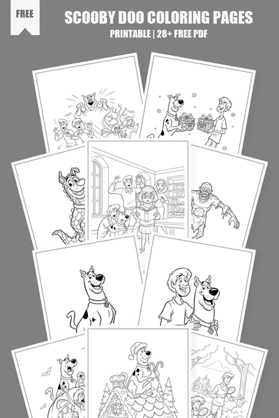 Coloring Pages PDF Pack Cover