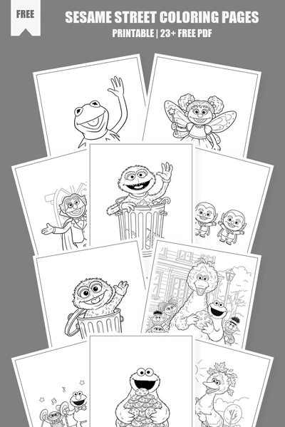Coloring Pages PDF Pack Cover