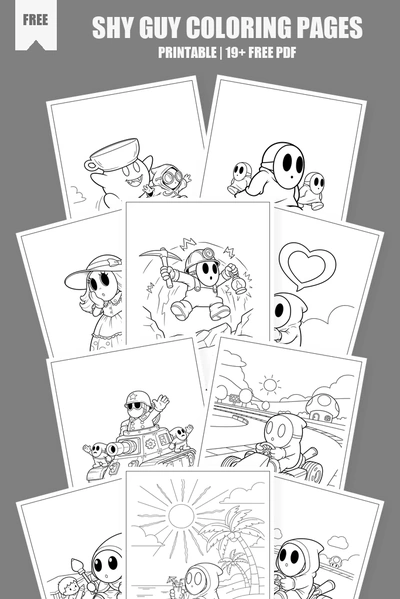 Coloring Pages PDF Pack Cover
