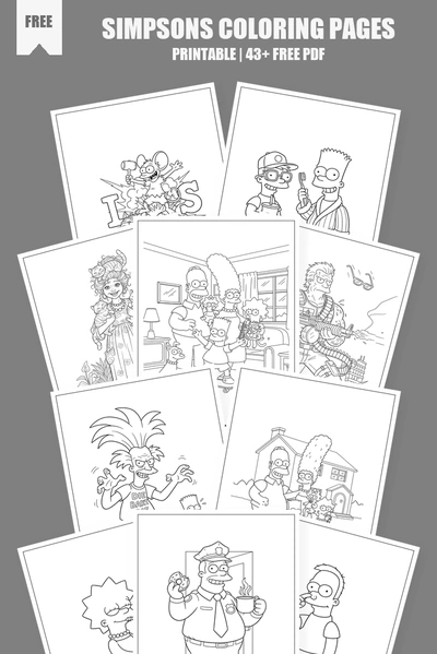 Coloring Pages PDF Pack Cover