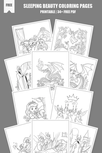 Coloring Pages PDF Pack Cover