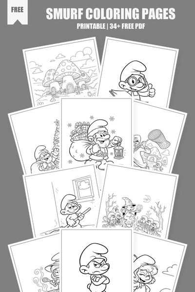 Coloring Pages PDF Pack Cover